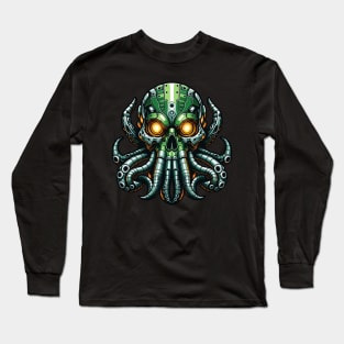 Biomech Cthulhu Overlord S01 D05 Long Sleeve T-Shirt